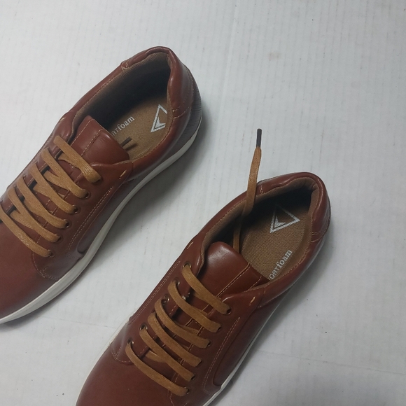 NWNB Vance Co. ComfortForm Men's Brown Lace-up Sneakers Size 11M - Picture 4 of 12